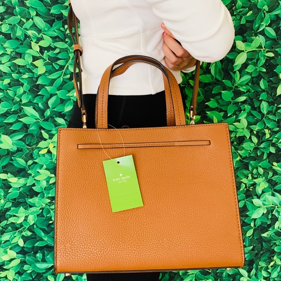 Kate spade Hayes Small Satchel Leather Crossbody - Picture 2 of 8